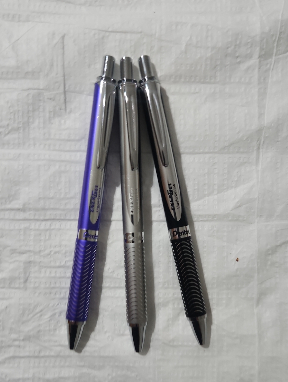 Men's Ballpoint Pen Grooming Tool - Purple, Silver, Black